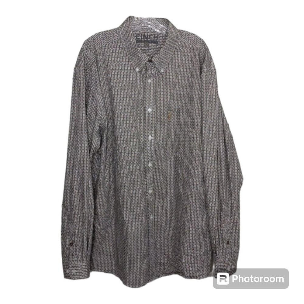 Cinch Shirt Men's 2XL Button Down Modern Fit Rodeo Western Long Sleeve Cowboy
